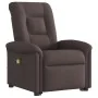 Sillón masaje eléctrico reclinable elevable tela marrón oscuro de , Sillones - Ref: Foro24-3303289, Precio: 345,12 €, Descuen...