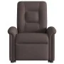 Sillón masaje eléctrico reclinable elevable tela marrón oscuro de , Sillones - Ref: Foro24-3303289, Precio: 345,12 €, Descuen...