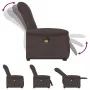 Sillón masaje eléctrico reclinable elevable tela marrón oscuro de , Sillones - Ref: Foro24-3303289, Precio: 345,12 €, Descuen...