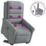 Sillón de masaje reclinable de pie de tela gris claro de , Sillones - Ref: Foro24-3303324, Precio: 298,70 €, Descuento: %