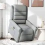 Sillón de masaje reclinable de pie de tela gris claro de , Sillones - Ref: Foro24-3303324, Precio: 298,70 €, Descuento: %