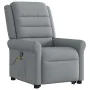 Sillón de masaje reclinable de pie de tela gris claro de , Sillones - Ref: Foro24-3303324, Precio: 298,70 €, Descuento: %