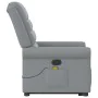 Sillón de masaje reclinable de pie de tela gris claro de , Sillones - Ref: Foro24-3303324, Precio: 298,70 €, Descuento: %