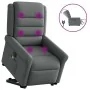 Sillón de masaje eléctrico reclinable elevable tela gris oscuro de , Sillones - Ref: Foro24-3303345, Precio: 332,45 €, Descue...