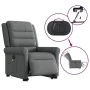 Sillón de masaje eléctrico reclinable elevable tela gris oscuro de , Sillones - Ref: Foro24-3303345, Precio: 332,45 €, Descue...