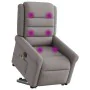 Sillón de masaje eléctrico reclinable elevable tela taupé de , Sillones - Ref: Foro24-3303351, Precio: 361,89 €, Descuento: %