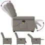 Sillón de masaje eléctrico reclinable elevable tela taupé de , Sillones - Ref: Foro24-3303351, Precio: 361,89 €, Descuento: %