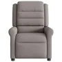 Sillón reclinable de masaje eléctrico tela gris taupe de , Sillones - Ref: Foro24-3303311, Precio: 276,75 €, Descuento: %