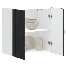 Armario de pared de cocina Lucca madera ingeniería negra de , Armarios de cocina - Ref: Foro24-853818, Precio: 54,80 €, Descu...