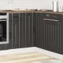 Mueble bajo esquinero de cocina Lucca madera ingeniería negra de , Armarios de cocina - Ref: Foro24-853748, Precio: 103,68 €,...