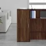 Armario de madera de ingeniería marrón roble 40x45x103,5 cm de , Taquillas y armarios de almacenamiento - Ref: Foro24-859039,...