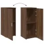 Armario de madera de ingeniería marrón roble 40x45x103,5 cm de , Taquillas y armarios de almacenamiento - Ref: Foro24-859039,...