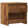 Mesita de noche madera contrachapada madera antigua 40x30x39 cm de , Mesitas de noche - Ref: Foro24-856406, Precio: 40,24 €, ...