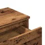 Mesita de noche madera contrachapada madera antigua 40x30x39 cm de , Mesitas de noche - Ref: Foro24-856406, Precio: 40,24 €, ...