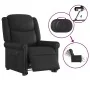 Sillón reclinable eléctrico pie cuero sintético negro brillante de , Sillones - Ref: Foro24-3303422, Precio: 342,44 €, Descue...
