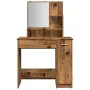 Tocador con espejo envejecida 86,5x35x136 cm by , Bedroom Dressers - Ref: Foro24-857009, Price: 92,92 €, Discount: %
