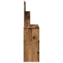 Tocador con espejo envejecida 86,5x35x136 cm by , Bedroom Dressers - Ref: Foro24-857009, Price: 92,92 €, Discount: %