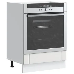 Mueble de horno Lucca blanco madera reconstituida de , Armarios de cocina - Ref: Foro24-853757, Precio: 64,05 €, Descuento: %