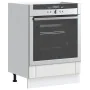 Mueble de horno Lucca blanco madera reconstituida de , Armarios de cocina - Ref: Foro24-853757, Precio: 64,05 €, Descuento: %