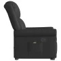 Sillón reclinable de masaje pie cuero sintético negro brillante de , Sillones - Ref: Foro24-3303420, Precio: 275,81 €, Descue...