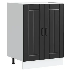 Panel para lavavajillas Lucca madera contrachapada negra de , Armarios de cocina - Ref: Foro24-853678, Precio: 79,73 €, Descu...