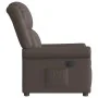 Sillón reclinable eléctrico cuero sintético marrón brillante de , Sillones - Ref: Foro24-3303415, Precio: 229,20 €, Descuento: %