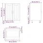 Mueble bajo para fregadero Lucca madera artesanal de roble de , Armarios de cocina - Ref: Foro24-853686, Precio: 88,62 €, Des...