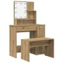 Juego de tocador con LED madera artesanal de roble von , Schlafzimmerkommoden - Ref: Foro24-3329186, Preis: 150,43 €, Rabatt: %