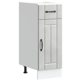 Mueble bajo de cocina Lucca madera contrachapada gris cemento de , Armarios de cocina - Ref: Foro24-853701, Precio: 68,35 €, ...