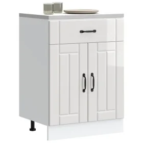 Mueble bajo de cocina Lucca blanca de alto brillo de , Armarios de cocina - Ref: Foro24-853729, Precio: 101,49 €, Descuento: %