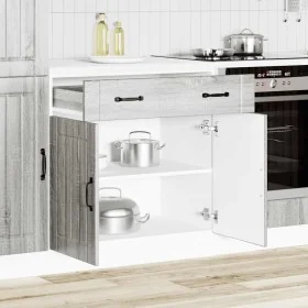 Mueble bajo de cocina Lucca madera contrachapada gris sonoma de , Armarios de cocina - Ref: Foro24-853743, Precio: 103,71 €, ...