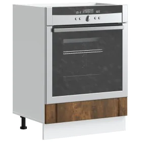 Armario de horno Lucca madera contrachapada roble ahumado de , Armarios de cocina - Ref: Foro24-853762, Precio: 61,18 €, Desc...