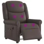 Sillón reclinable de masaje eléctrico marrón brillante de , Sillones - Ref: Foro24-3303417, Precio: 277,16 €, Descuento: %
