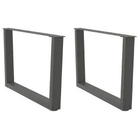Patas para mesa de comedor en forma de V 2 uds antracita acero de , Patas para mesas - Ref: Foro24-4012638, Precio: 75,89 €, ...