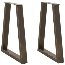 Patas para mesa de comedor en forma de V 2 uds acero natural by , Table legs - Ref: Foro24-4012563, Price: 88,14 €, Discount: %