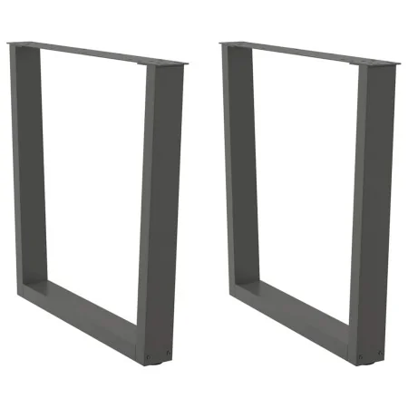 Patas para mesa de comedor en forma de V 2 uds antracita acero by , Table legs - Ref: Foro24-4012650, Price: 98,77 €, Discoun...