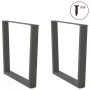 Patas para mesa de comedor en forma de V 2 uds antracita acero by , Table legs - Ref: Foro24-4012650, Price: 98,77 €, Discoun...