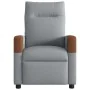 Sillón reclinable de masaje de tela gris claro de , Sillones - Ref: Foro24-4104817, Precio: 201,51 €, Descuento: %