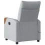 Sillón reclinable de masaje de tela gris claro de , Sillones - Ref: Foro24-4104817, Precio: 201,51 €, Descuento: %