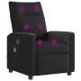 Sillón reclinable de masaje de tela negro de , Sillones - Ref: Foro24-4104834, Precio: 203,33 €, Descuento: %