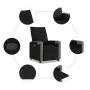 Sillón reclinable de tela negro de , Sillones - Ref: Foro24-4104841, Precio: 185,77 €, Descuento: %
