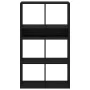 Estantería madera ingeniería negra 66x31x112 cm de , Librerías y estanterías - Ref: Foro24-860302, Precio: 75,33 €, Descuento: %