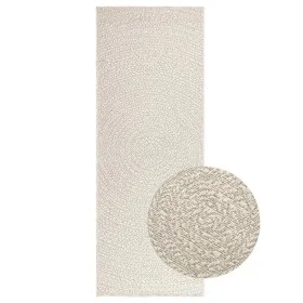 Alfombra ZIZUR apariencia yute interior exterior crema 80x200cm de , Alfombras - Ref: Foro24-4010373, Precio: 49,92 €, Descue...