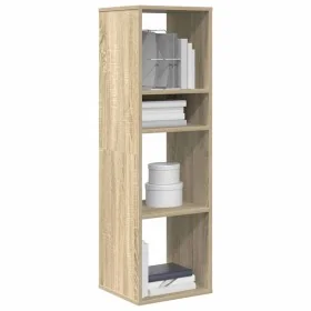 Estantería madera de ingeniería color roble sonoma 34x31x112 cm de , Librerías y estanterías - Ref: Foro24-860285, Precio: 56...