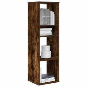 Estantería madera ingeniería color roble ahumado 34x31x112 cm de , Librerías y estanterías - Ref: Foro24-860287, Precio: 56,0...