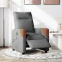 Sillón reclinable de masaje eléctrico tela gris oscuro de , Sillones - Ref: Foro24-3323999, Precio: 258,12 €, Descuento: %