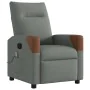 Sillón reclinable de masaje eléctrico tela gris oscuro de , Sillones - Ref: Foro24-3323999, Precio: 258,12 €, Descuento: %