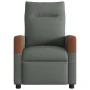 Sillón reclinable de masaje eléctrico tela gris oscuro de , Sillones - Ref: Foro24-3323999, Precio: 258,12 €, Descuento: %