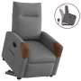 Sillón reclinable elevable de tela gris oscuro de , Sillones - Ref: Foro24-3324007, Precio: 285,28 €, Descuento: %