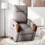 Sillón reclinable elevable tela gris taupe de , Sillones - Ref: Foro24-3324011, Precio: 285,62 €, Descuento: %